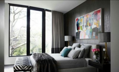 Серый цвет оттенки. Спальня с оттенками серого