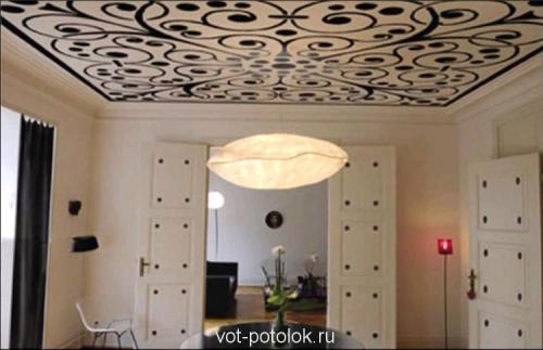 Потолок из обычной ткани. Как сделать тканевый натяжной потолок своими руками