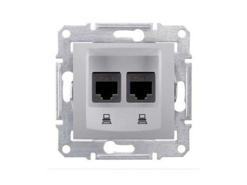 Подключение интернет розетки Schneider sedna. Подключение витой пары к розетке Schneider