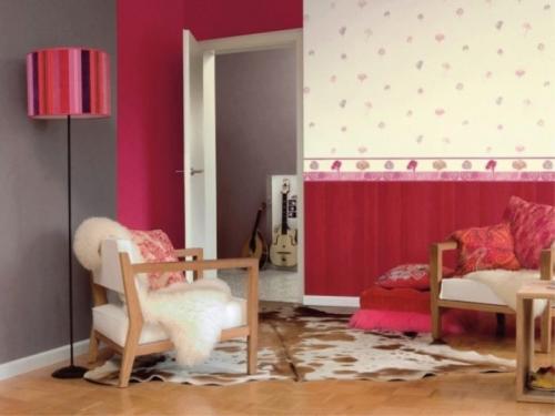 Какие лучше обои поклеить в зале. Особенности комбинирования обоев двух цветов в зале 11