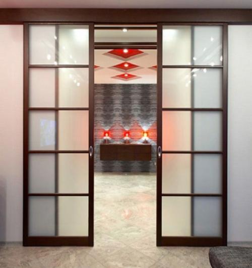 Дверь купе межкомнатная установка. Особенности, достоинства и недостатки раздвижных дверей 14 Дверь купе межкомнатная установка. Особенности, достоинства и недостатки раздвижных дверей 14