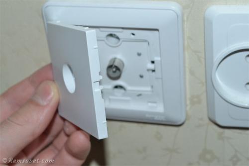 Подключение интернет розетки Schneider sedna. Подключение ТВ-розетки Schneider