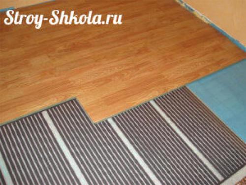 Как сделать теплый пол под ламинат. Монтаж электрического теплого пола своими руками под ламинат