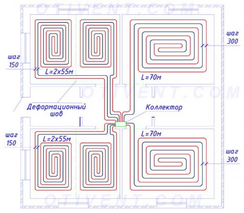 Бюджетный теплый пол своими руками. Расчет и разработка схемы напольного отопления