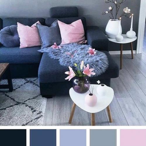 Цвета компаньоны в интерьере. Крутая шпаргалка по сочетанию цветов 28