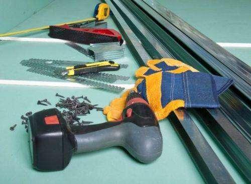 Монтаж гипсокартона на стены с металлокаркасом. На потолок