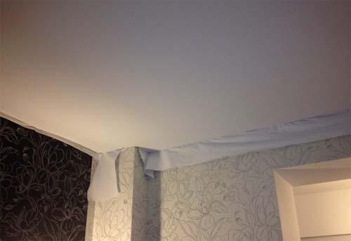 Тканевые потолки своими руками. Тканевый натяжной потолок своими руками