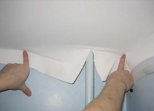 Тканевые потолки своими руками. Тканевый натяжной потолок своими руками