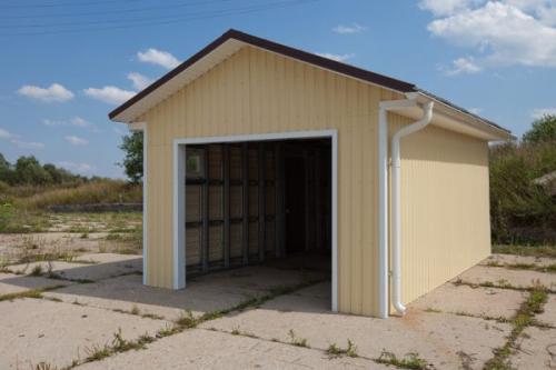 Каркасный гараж своими руками. Виды каркасных гаражей 03