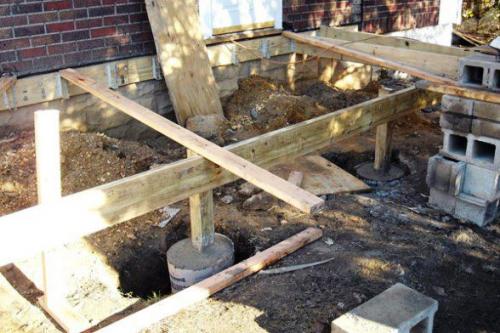 Фундамент под веранду. Варианты фундаментов под веранду или террасу 15 Фундамент под веранду. Варианты фундаментов под веранду или террасу 15