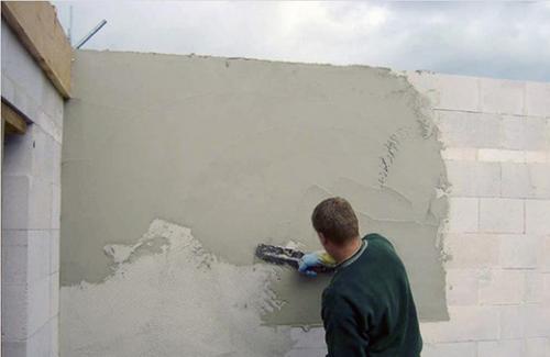 Фасадная штукатурка для пеноблоков. Штукатурка пеноблоков: необходимость и этапы работ