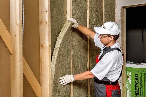 Перегородка из бруса 50 н. 2 Каркасные перегородки