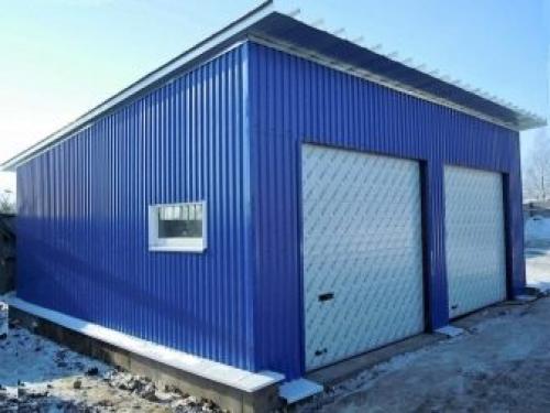 Гаражи из профнастила. Особенности: плюсы и минусы 02 Гаражи из профнастила. Особенности: плюсы и минусы 02