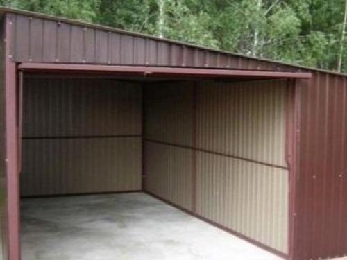 Гаражи из профнастила. Особенности: плюсы и минусы 05 Гаражи из профнастила. Особенности: плюсы и минусы 05