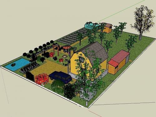 Дендроплан участка 15 соток примеры. Что следует учитывать при планировании работ