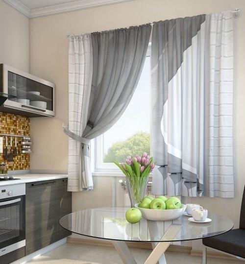 Шторы на кухню. Шторы для маленькой кухни: как выбрать элегантные и красивые модели. 115 фото самых стильных идей