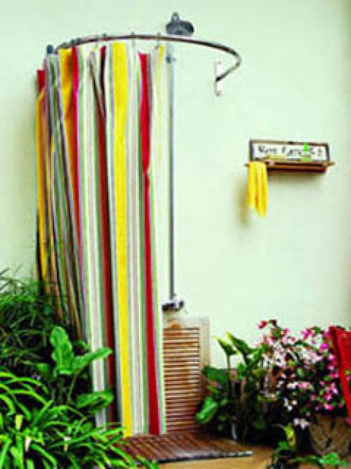 Летний душ в частном доме своими руками из дерева. Простейшие способы организации летнего душа