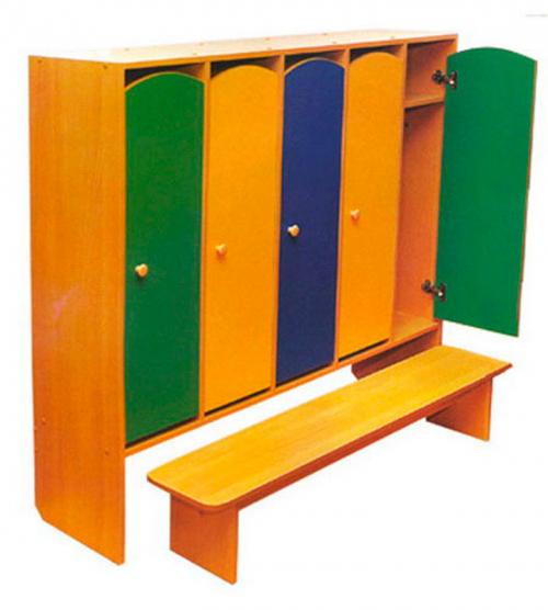 Шкафчики двухъярусные для доу. Какие бывают