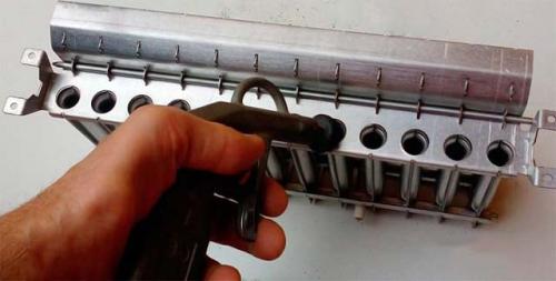 Сетчатый фильтр газовой колонки. Процедура промывки