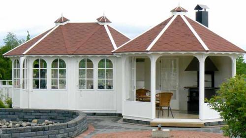 Проект беседки с мангалом. Ваша беседка с мангалом: важные детали