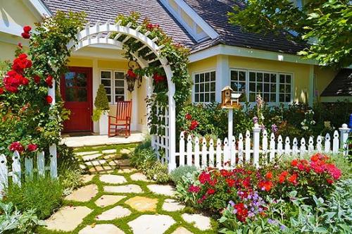 Красиво оформить маленький участок. Дорожки и декоративные акценты 01 Красиво оформить маленький участок. Дорожки и декоративные акценты 01