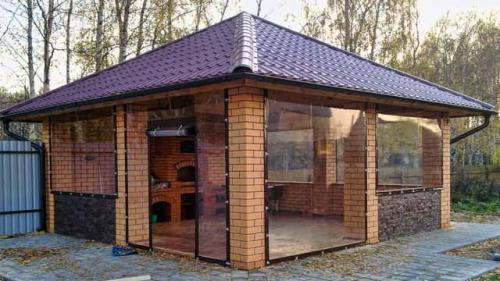 Проект беседки с мангалом. Ваша беседка с мангалом: важные детали