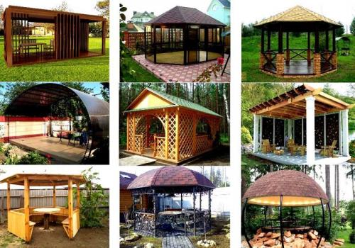 Проекты беседок из дерева с мангалом и барбекю из кирпича. Какие бывают беседки 02 Проекты беседок из дерева с мангалом и барбекю из кирпича. Какие бывают беседки 02