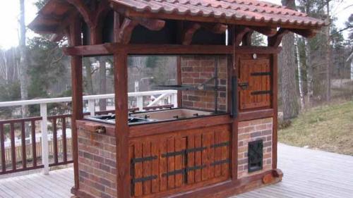 Проект беседки с мангалом. Ваша беседка с мангалом: важные детали