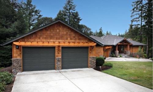 Гараж совмещённый с домом. Размеры