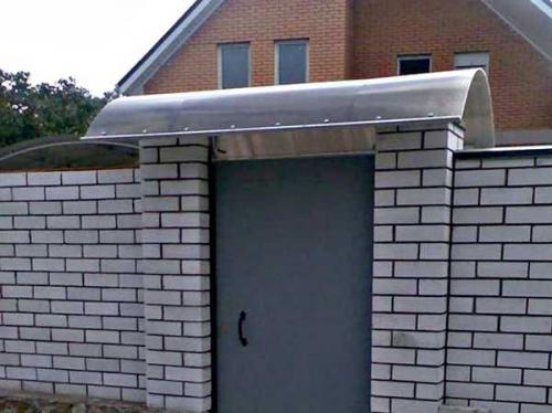 Как установить кодовый замок на калитку из профнастила. Тип размещения