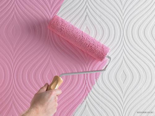 Стеклообои, как покрасить правильно. Как покрасить стеклообои 08