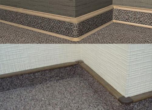 Ковролин под плинтус или нет. Плинтус для ковролина, какой выбрать: Алюминиевый или Пластиковый. Советы