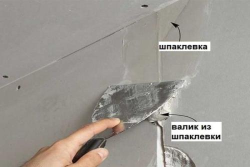 Как развести гипс для шпаклевки. Заделка саморезов и швов