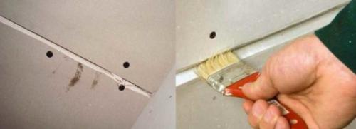 Как развести гипс для шпаклевки. Заделка саморезов и швов