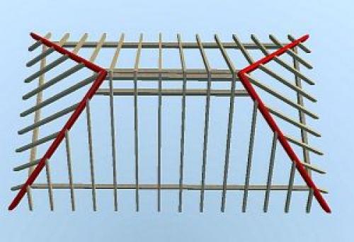 Как правильно сделать стропила на эркере. Диагональные стропильные ноги