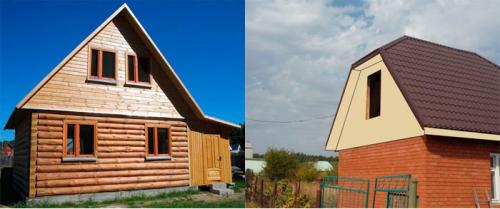 Фронтон дома, что это такое. Фронтонный свес 04