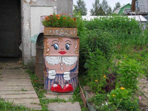 Украшение дачного участка своими руками из подручных материалов. Столешницы из подручных материалов своими руками