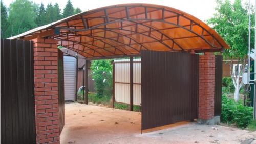 Как построить навес для автомобиля своими руками. Навес для автомобиля — краткая и понятная инструкция по созданию своими руками (80 фото)