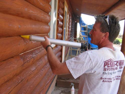 Замазка для швов сруба своими руками. Технология заделки дефектов в бревнах