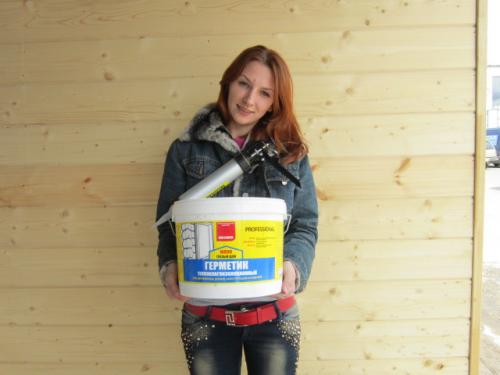 Замазка для швов сруба своими руками. Технология заделки дефектов в бревнах