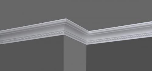 Плинтуса потолочные, как правильно резать угол. Монтаж багет в углу с использованием стусла 12