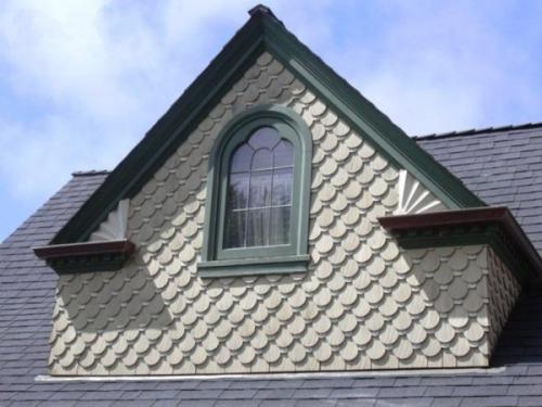 Отделка фронтонов частных домов. Материалы, используемые для отделки