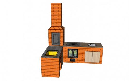 Сделать барбекю из кирпича своими руками. Мангал из кирпича своими руками: 110 фото, чертежи, схемы и советы, как построить самые простые проекты