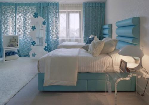 Как использовать освещение для подчеркивания голубых оттенков в интерьере спальни. Голубая спальня: советы по созданию неповторимого дизайна + фото лучших интерьеров