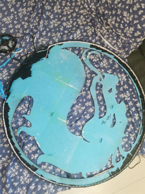 Лайфхаки со светодиодной лентой. Светильник в стиле лого Mortal Kombat