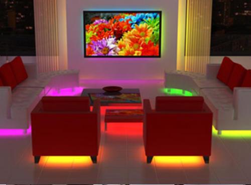 Эффектное освещение комнат светодиодной лентой на потолке. Варианты оформления