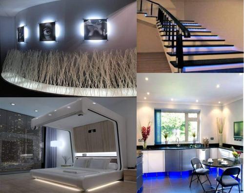 Светодиодное освещение комнаты своими руками. Особенности светодиодного освещения