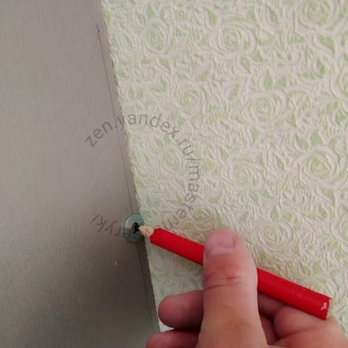 Как правильно разметить стену для точного стыка. Полезная хитрость, которая поможет точно подогнать лист к неровной стене.