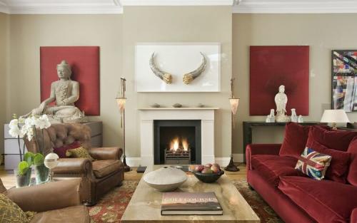 Бордовая мебель в интерьере. Бордовый цвет в интерьере и его сочетание с другими цветами