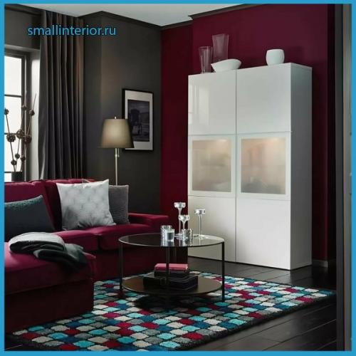 Бордовый цвет сочетание в интерьере. С какими тонами можно сочетать?
